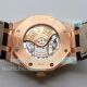  JF Factory Copy Audemars Piguet Royal Oak Watch Black Dial Leather Strap 15400  (7)_th.jpg